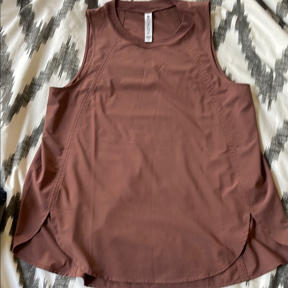 Athleta Pink Sleeveless Relaxed Tank Top